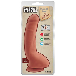T-Skin Real Gode réaliste Carnal Pleasure 16 x 4cm Latino
